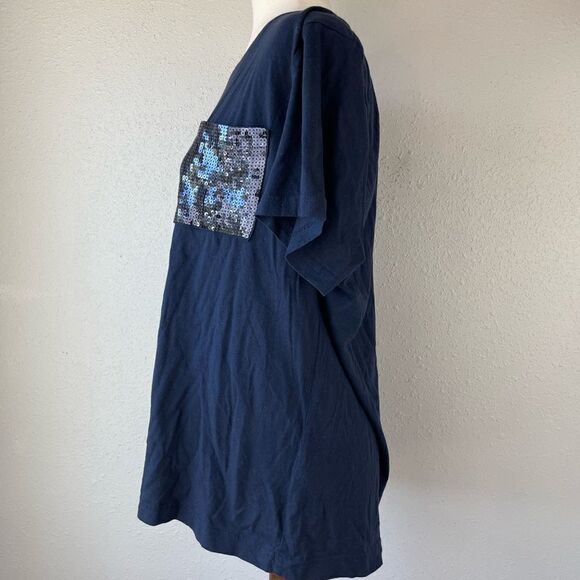 NWT DKNY Navy Blue T-Shirt Size XL - Picture 3 of 8